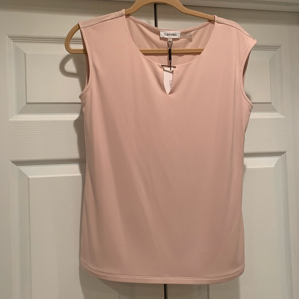 NWT Calvin Klein Sleeveless Career Blouse Size XS